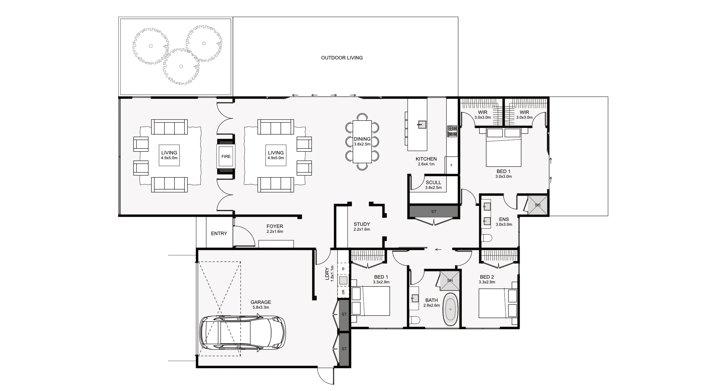 Belmont floor plan