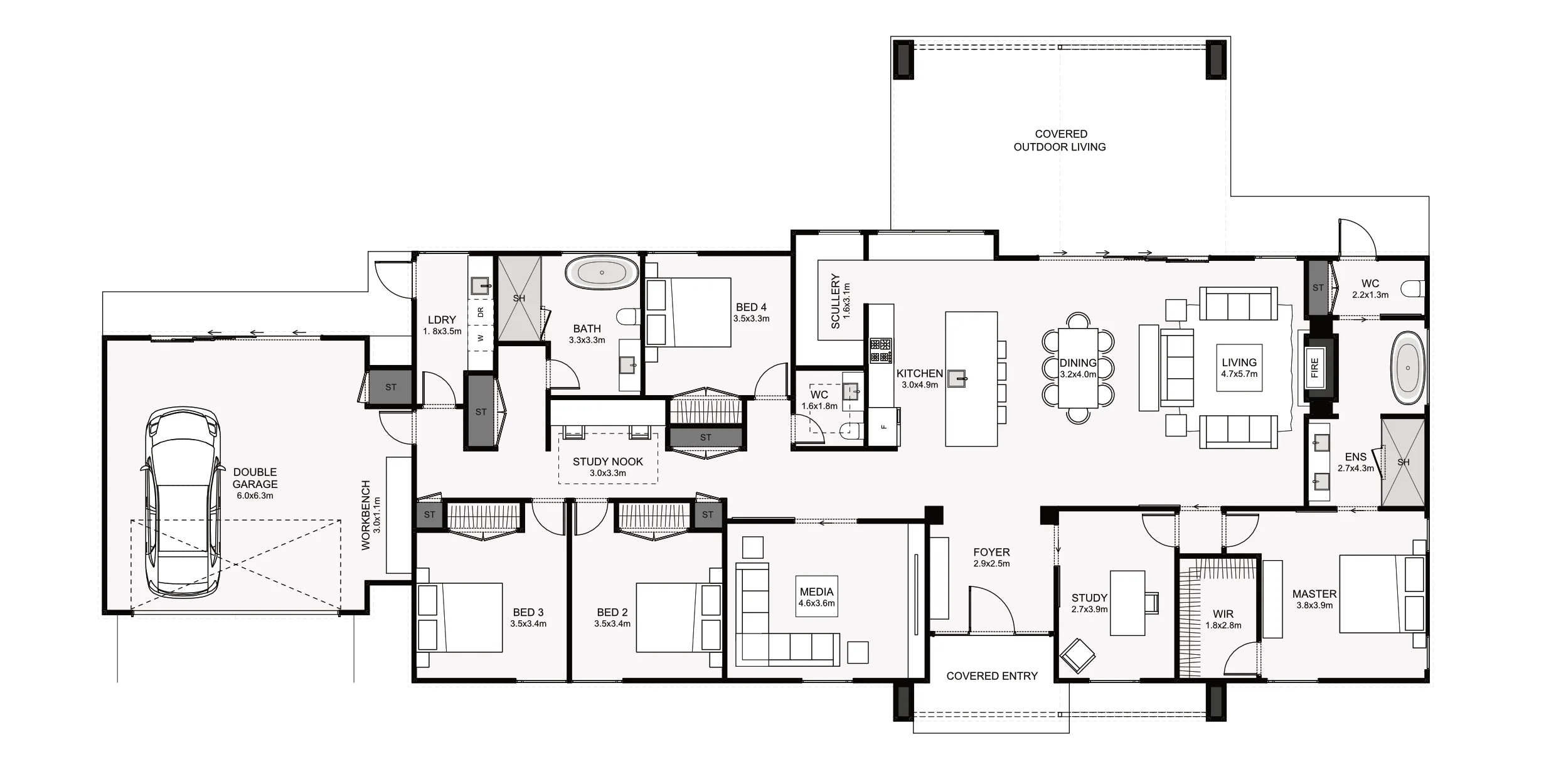 Apex floor plan